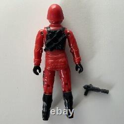 Vintage 1983 Palitoy Action Force Figure Red Laser + Weapon GI Joe Red Shadows