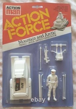 Vintage 1984 Gi Joe Action Force Mountain & Arctic Af9 Moc