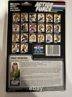 Vintage 1985 GI Joe action force figure Lady Jaye. Complete. With backing card