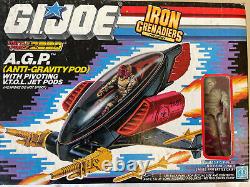 Vintage 1987 G. I. Joe IRON GRENADIERS A. G. P. WITH NULLIFIER PILOT