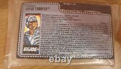 Vintage 1987 Gi Joe Action Force Super Trooper Baggie Mail Away Figure