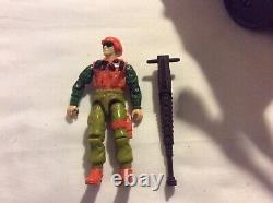 Vintage 1988 G. I. Joe Desert Fox And Skidmark Vehicle