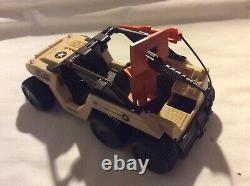 Vintage 1988 G. I. Joe Desert Fox And Skidmark Vehicle