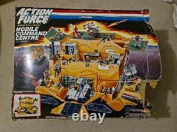 Vintage 1989 Action Force / Gi Joe Mobile Command Centre Inc box & instructions