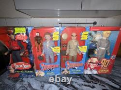 Vintage Action Figure Bundle Thunderbirds (2), Captain Scarlet, Joe 90
