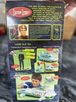 Vintage Action Figure Bundle Thunderbirds (2), Captain Scarlet, Joe 90