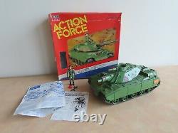 Vintage Action Force Battle Tank + Steeler Figure (Boxed) GI Joe Euro Exclusive