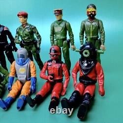 Vintage Action Force Figures Lot Of Ten Palitoy Bundle Job Lot GI Joe 1980s