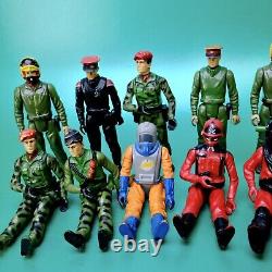 Vintage Action Force Figures Lot Of Ten Palitoy Bundle Job Lot GI Joe 1980s