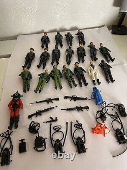 Vintage Action Force Figures Palitoy Baddies Bundle Job Lot GI Joe + Accessories