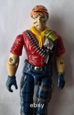 Vintage Action Force G. I. Joe Tiger Force Tunnel Rat Figure 3.75 1990 Loose