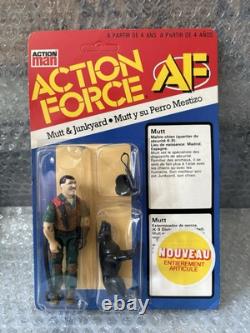 Vintage Action Force/GI Joe Mutt and Junkyard 1985 European cardMOC