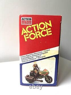 Vintage Action Force Rapid Fire Motorcycle + Quarrel Boxed EUROPEAN EXCLUSIVE