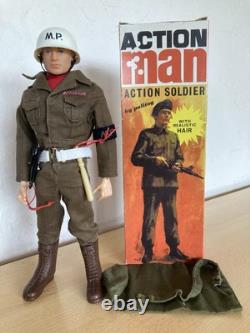 Vintage Action Man Figure 1960s Mp Military Police Uniform Gi Joe 1/6 Original