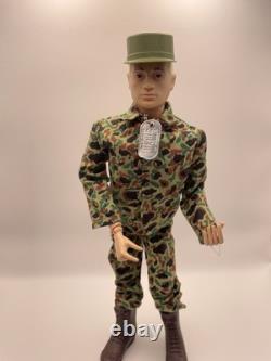 Vintage Action Man GI Joe Talking Figure & Original Box