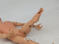 Vintage Action Man Gi Joe'sour Face' Figure Painted Hair Hard Hands, Canada, Rare