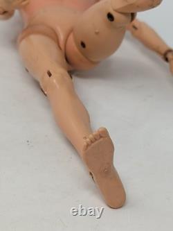 Vintage Action Man Gi Joe'sour Face' Figure Painted Hair Hard Hands, Canada, Rare