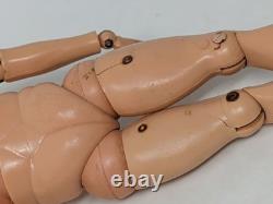 Vintage Action Man Gi Joe'sour Face' Figure Painted Hair Hard Hands, Canada, Rare