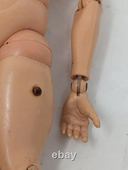 Vintage Action Man Gi Joe'sour Face' Figure Painted Hair Hard Hands, Canada, Rare