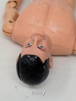 Vintage Action Man Gi Joe'sour Face' Figure Painted Hair Hard Hands, Canada, Rare
