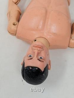 Vintage Action Man Gi Joe'sour Face' Figure Painted Hair Hard Hands, Canada, Rare