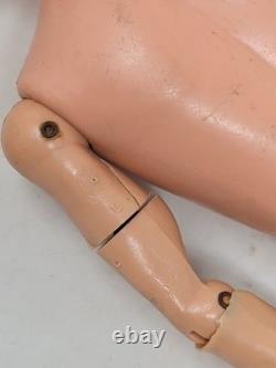 Vintage Action Man Gi Joe'sour Face' Figure Painted Hair Hard Hands, Canada, Rare