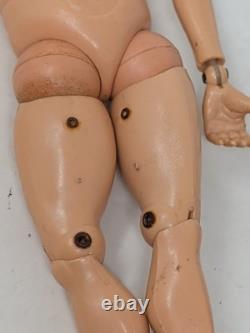 Vintage Action Man Gi Joe'sour Face' Figure Painted Hair Hard Hands, Canada, Rare