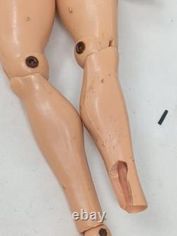 Vintage Action Man Gi Joe'sour Face' Figure Painted Hair Hard Hands, Canada, Rare