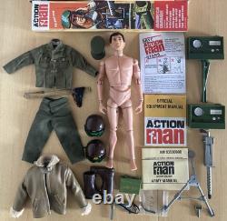 Vintage Action Man Original Armoured Car Tank Commander Gi Joe 1/6 Figure + 40th