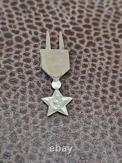 Vintage Action Man RARE ORIGINAL 1967 American Green Beret Silver Star Medal