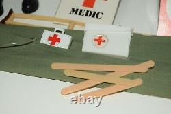 Vintage Action Man medic gripping hands eagle eyes gi joe geyperman boxed mint