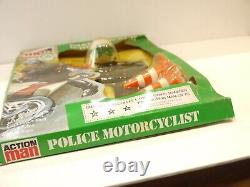 Vintage Action Man team Police motorcyclist Boxed Carded gi joe geyperman