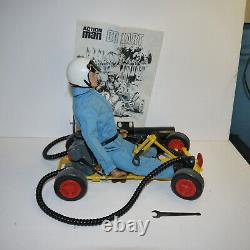 Vintage Action man gi joe team geyperman Palitoy Go Kart Working