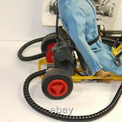 Vintage Action man gi joe team geyperman Palitoy Go Kart Working