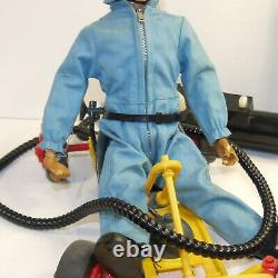 Vintage Action man gi joe team geyperman Palitoy Go Kart Working