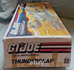 Vintage Boxed Gi Joe Thunderclap All 3 Vehicles Rare
