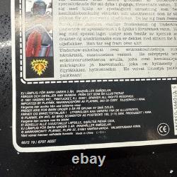 Vintage G. I. Joe Action Force Undertow Euro Card Hasbro 1991 Moc Sealed