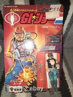 Vintage G. I. Joe Cobra Torch Dreadnok E-11 1986 Takara Hasbro Action Figure