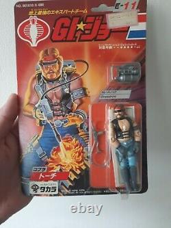Vintage G. I. Joe Cobra Torch Dreadnok E-11 1986 Takara Hasbro Action Figure