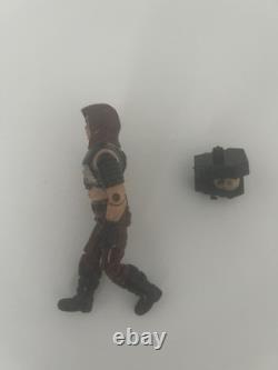 Vintage G. I. Joe Zartan 1984 V1 with Chameleon Swamp Skier Vehicle, file card