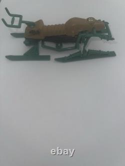 Vintage G. I. Joe Zartan 1984 V1 with Chameleon Swamp Skier Vehicle, file card
