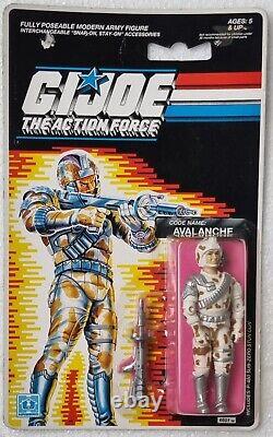 Vintage GI-JOE Action Force Avalanche MOC Sealed AFA Ready