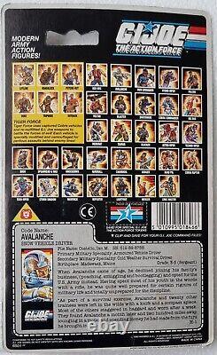 Vintage GI-JOE Action Force Avalanche MOC Sealed AFA Ready