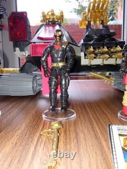 Vintage GI-JOE Destro's D. E. M. O. N demon + DESTRO, GRENADIER FERRET all complete