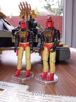 Vintage GI-JOE Destro's D. E. M. O. N demon + DESTRO, GRENADIER FERRET all complete