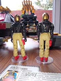 Vintage GI-JOE Destro's D. E. M. O. N demon + DESTRO, GRENADIER FERRET all complete