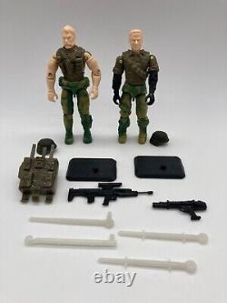 Vintage GI JOE Prototype Test Shot Duke + Sidetrack Action Figures 2000 Hasbro