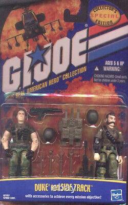 Vintage GI JOE Prototype Test Shot Duke + Sidetrack Action Figures 2000 Hasbro