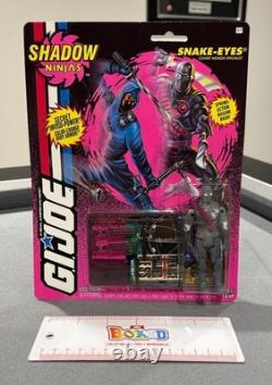 Vintage GI JOE Shadow Ninjas Snake Eyes MOC Hasbro 1993