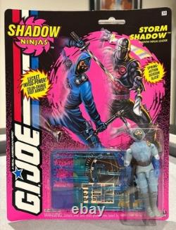 Vintage GI JOE Shadow Ninjas Storm Shadow MOC Hasbro 1993